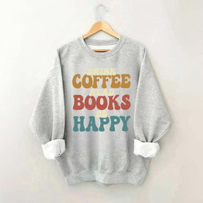 Coffee and Books Bibliophile Sweatshirt