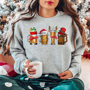 Merry Christmas Beers Sweatshirt