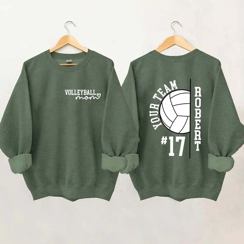 Personalized Team Spirit Volleyball Sweatshirt