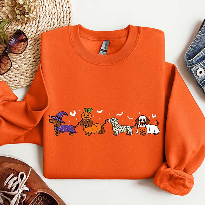 Dachshund Cute Ghost Dogs Sweatshirt
