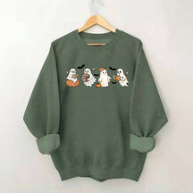 Halloween Ghosts Reading Sweatshirt