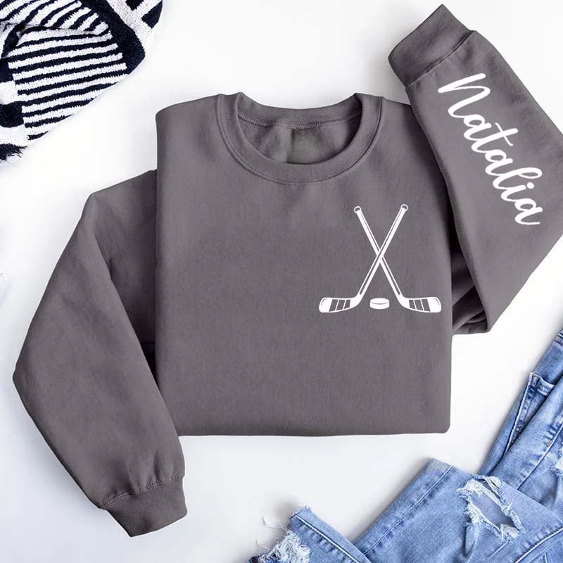 Personalized Hockey Name Sweatshirt