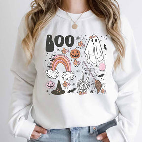 Vintage Halloween Boo Sweatshirt