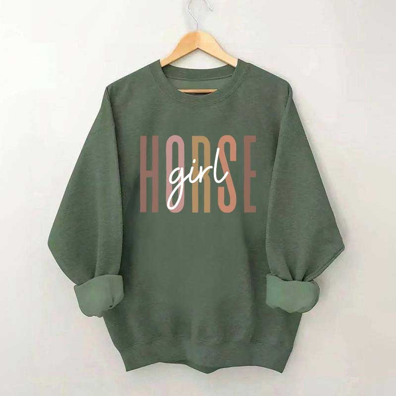 Horse Girl Lover Sweatshirt