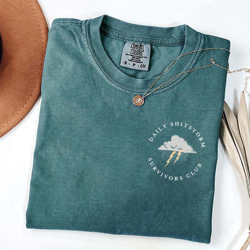 Daily Shitstorm Survivors Club  Mental Heath T-Shirt