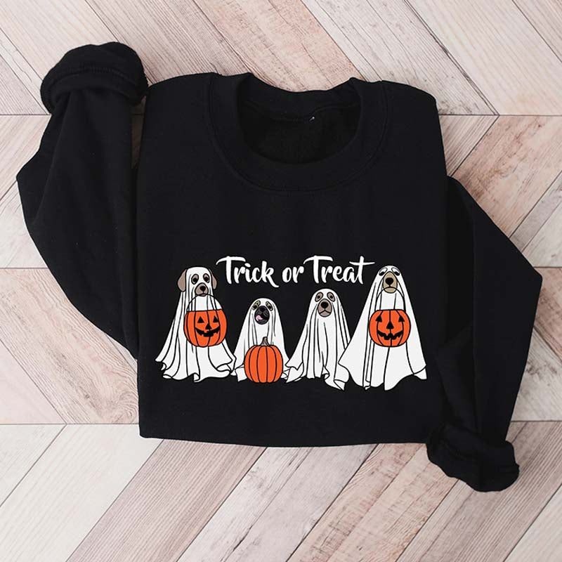 Halloween Dog Trick Or Treat Sweatshirt