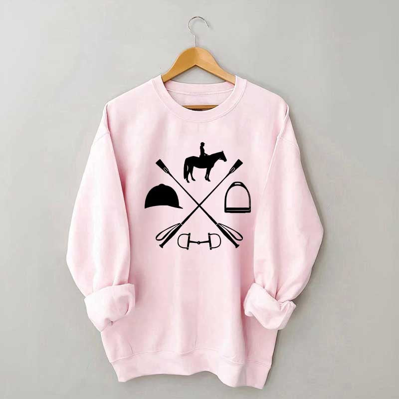 Equestrian Horse Rider Sweatshirt
