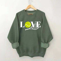 Cute Love Tennis Player Sweatshirt