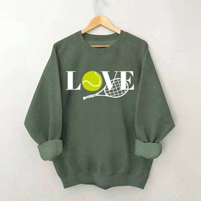 Cute Love Tennis Player Sweatshirt