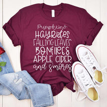 Cute Fall Graphic Quote T-Shirt