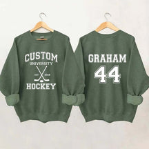 Personalized University Hockey Est Custom Year Sweatshirt