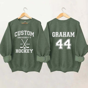 Personalized University Hockey Est Custom Year Sweatshirt