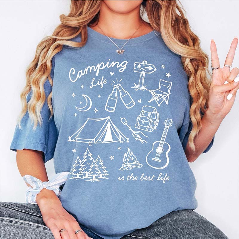 Comfort Colors Camping Life T-Shirt