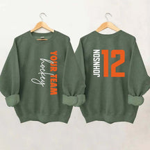Custom Hockey  Name and Number Sweatshirt