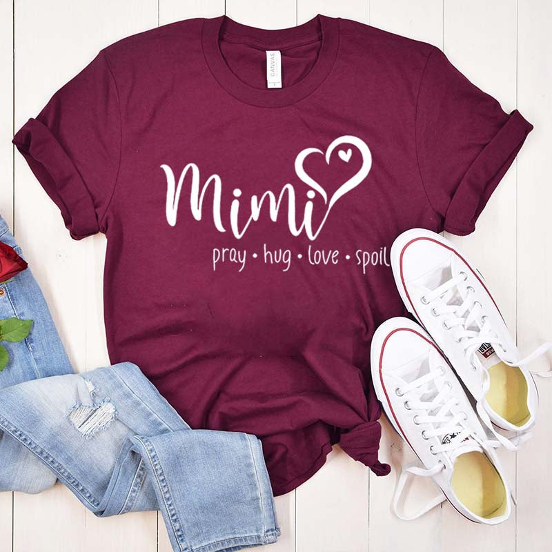 Mimi Pray Hug Love Spoil T-Shirt