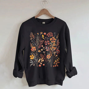 Vintage Wildflowers Garden Lover Sweatshirt