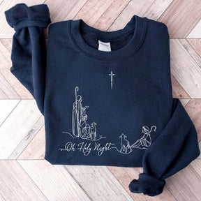 Oh Holy Night Faith Based Sweatshirt