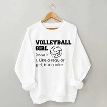 Volleyball Girl Explanation Sweatshirt