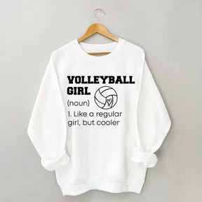 Volleyball Girl Explanation Sweatshirt