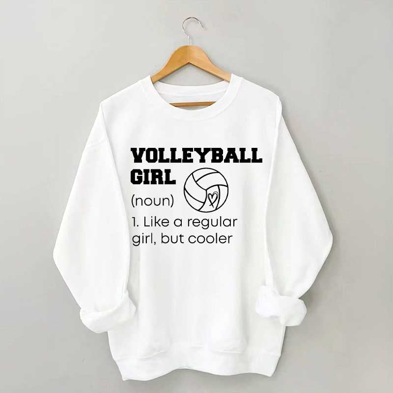 Volleyball Girl Explanation Sweatshirt