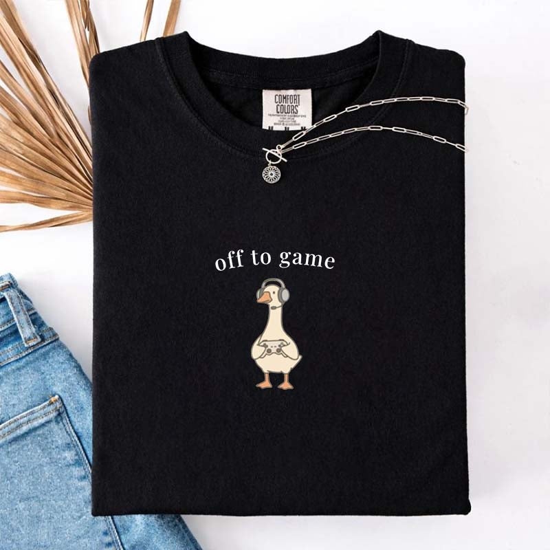 Off To Game Goose Mothers T-Shirt