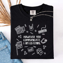 Everyone Communication Speechie AAC Bcba Aba T-Shirt