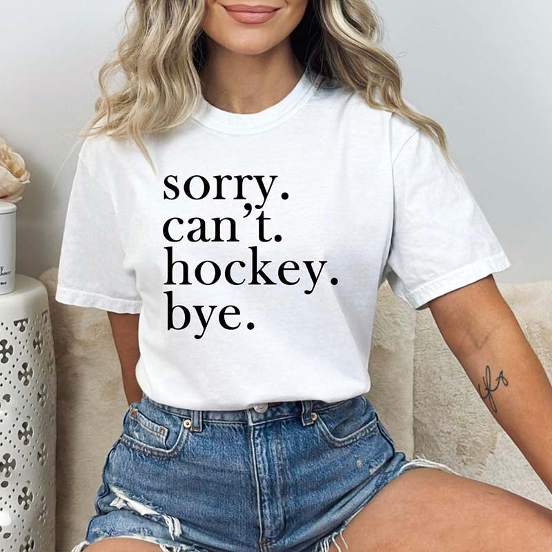 Comfort Colors Hockey T-Shirt