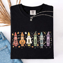 Happy Doodle Back To School Ghost T-Shirt