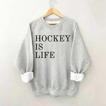 Hockey Is Life Minimalist Sweatshirt