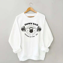 Down Bad Crying At The Gym Sweatshirt