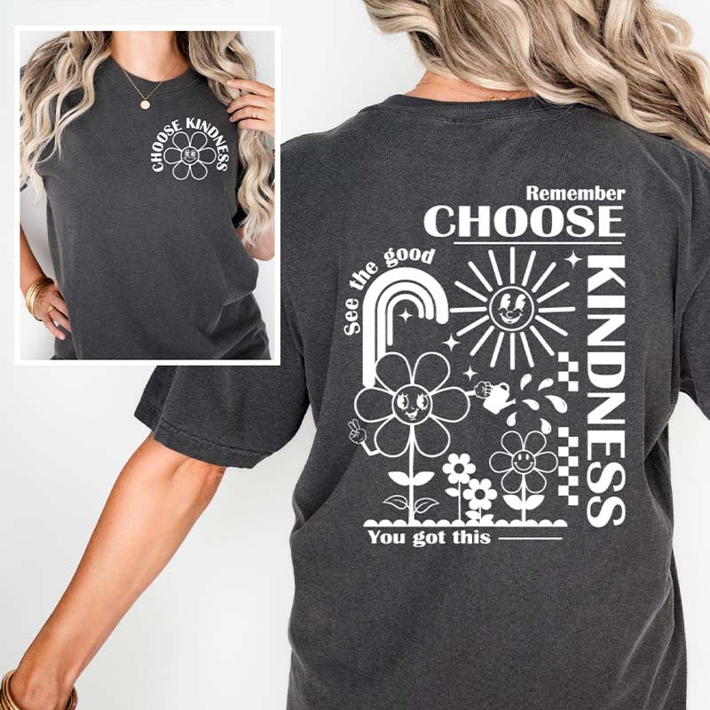 Choose Kindness Motivational Teacher T-Shirt