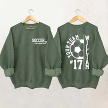 Personalized Soccer Mom Season Sweatshirt