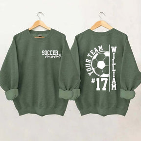 Personalized Soccer Mom Season Sweatshirt