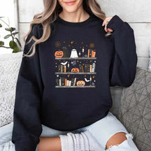 Halloween Book Shelf Sweatshirt