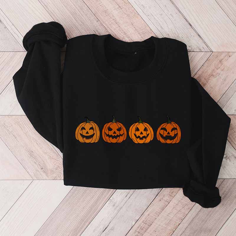 Pumpkin Jack-o-Lantern Halloween Sweatshirt