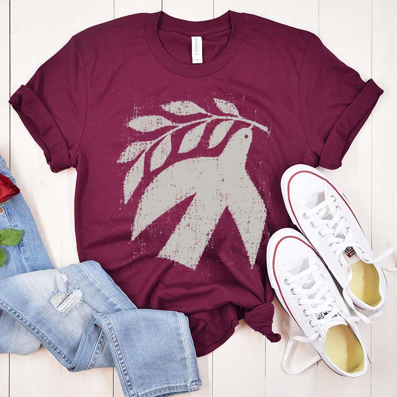 Boho Peace Bird T-Shirt