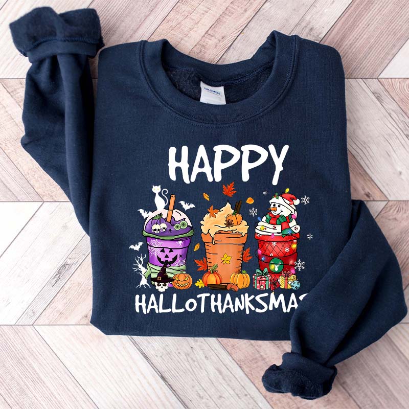 Happy Hallothanksmas Sweatshirt
