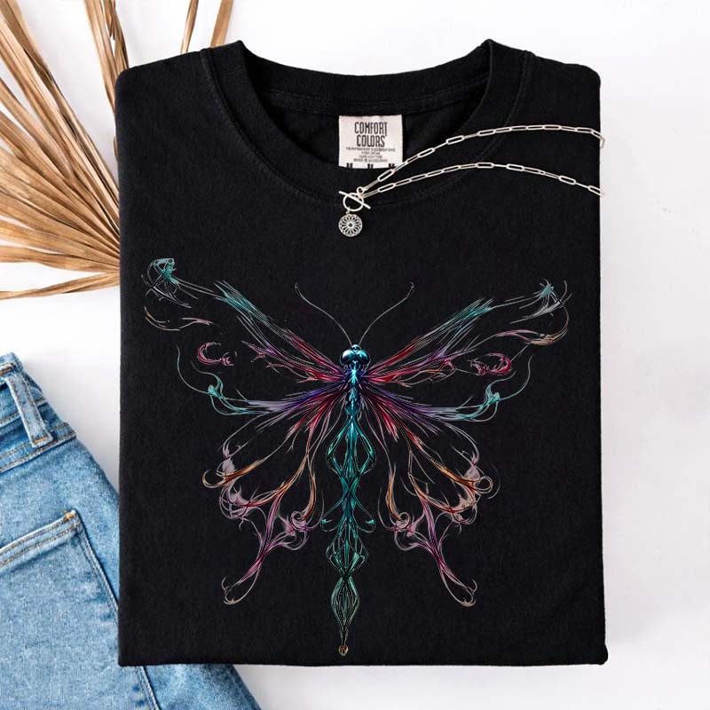 Comfort Color Bright Golden Butterfly T-Shirt