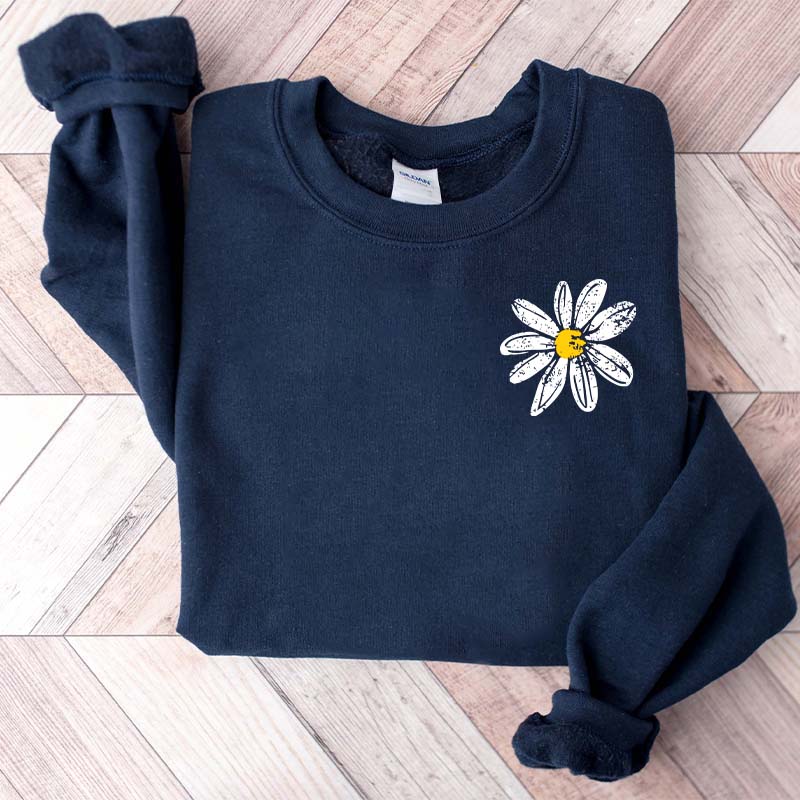 Daisy Retro Floral Sweatshirt