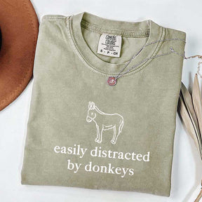 Easily Distracted by Donkeys T-Shirt