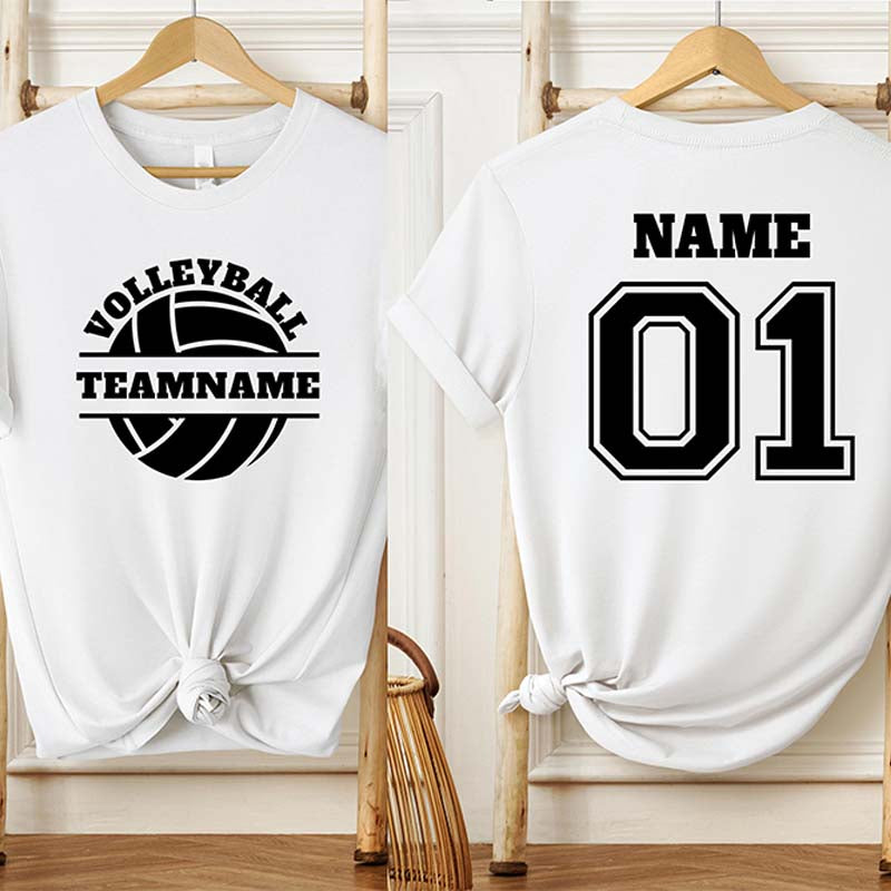 Custom Volleyball Sports Team T-Shirt