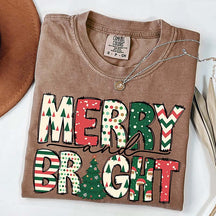 Family Merry & Bright Christmas T-Shirt