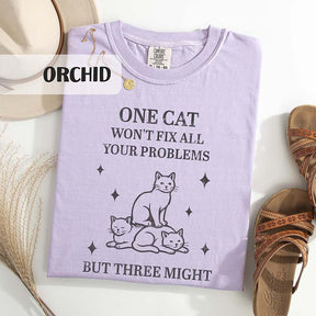 Funny Three Cat Lover Retro T-Shirt