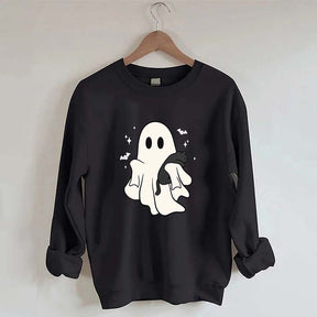 Cute Ghost Black Cats Halloween Sweatshirt