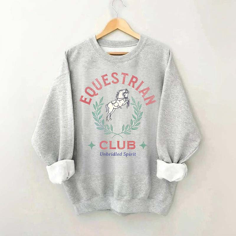 Equestrian Club Retro Sweatshirt