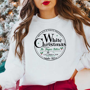 Vintage White Christmas Sweatshirt