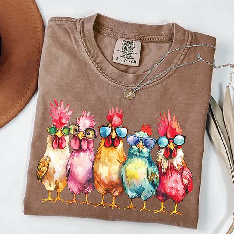 Funny Farmer Mothers Day Chicken T-Shirt