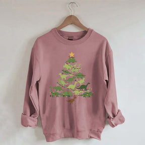 Dinosaurs Christmas Tree Sweatshirt