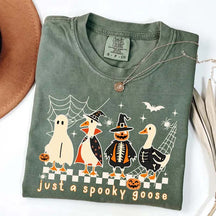 Just a Spooky Goose Halloween Horror T-Shirt