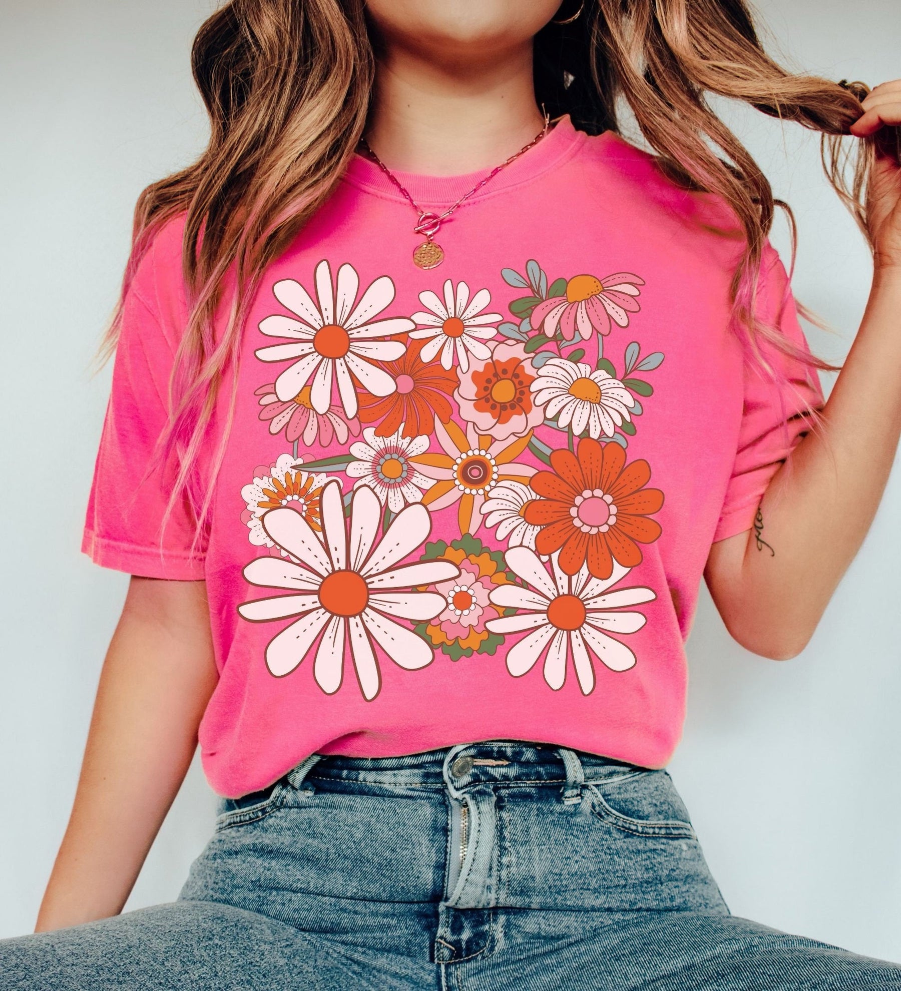 Colors Flower Daisy Cute T-Shirt